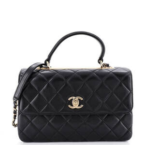 Chanel Medium Trendy CC Top Handle Bag Quilted Lambskin